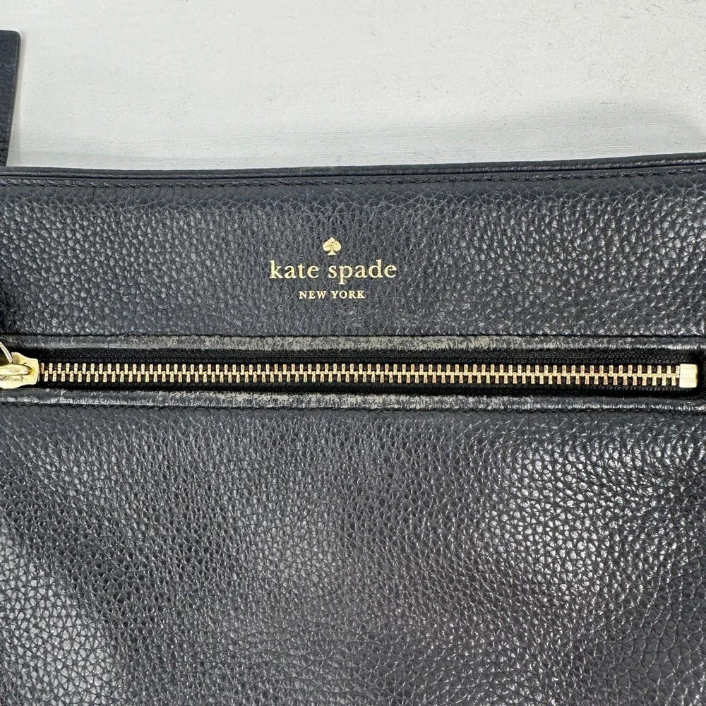 Kate Spade Chester Street Dessi Leather Crossbody‎ Bag Black
